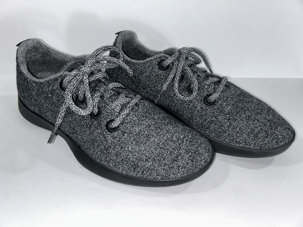 Allbirds Women’s WR Wool Runners Natural Black Dark Grey Sneakers Size US 9